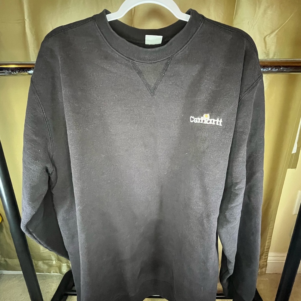 Carhartt Men's Black Crewneck Sweater
